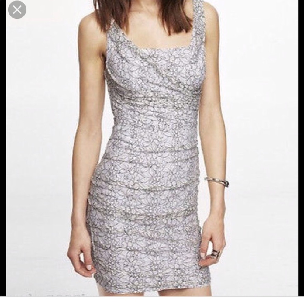 Express fitted dress